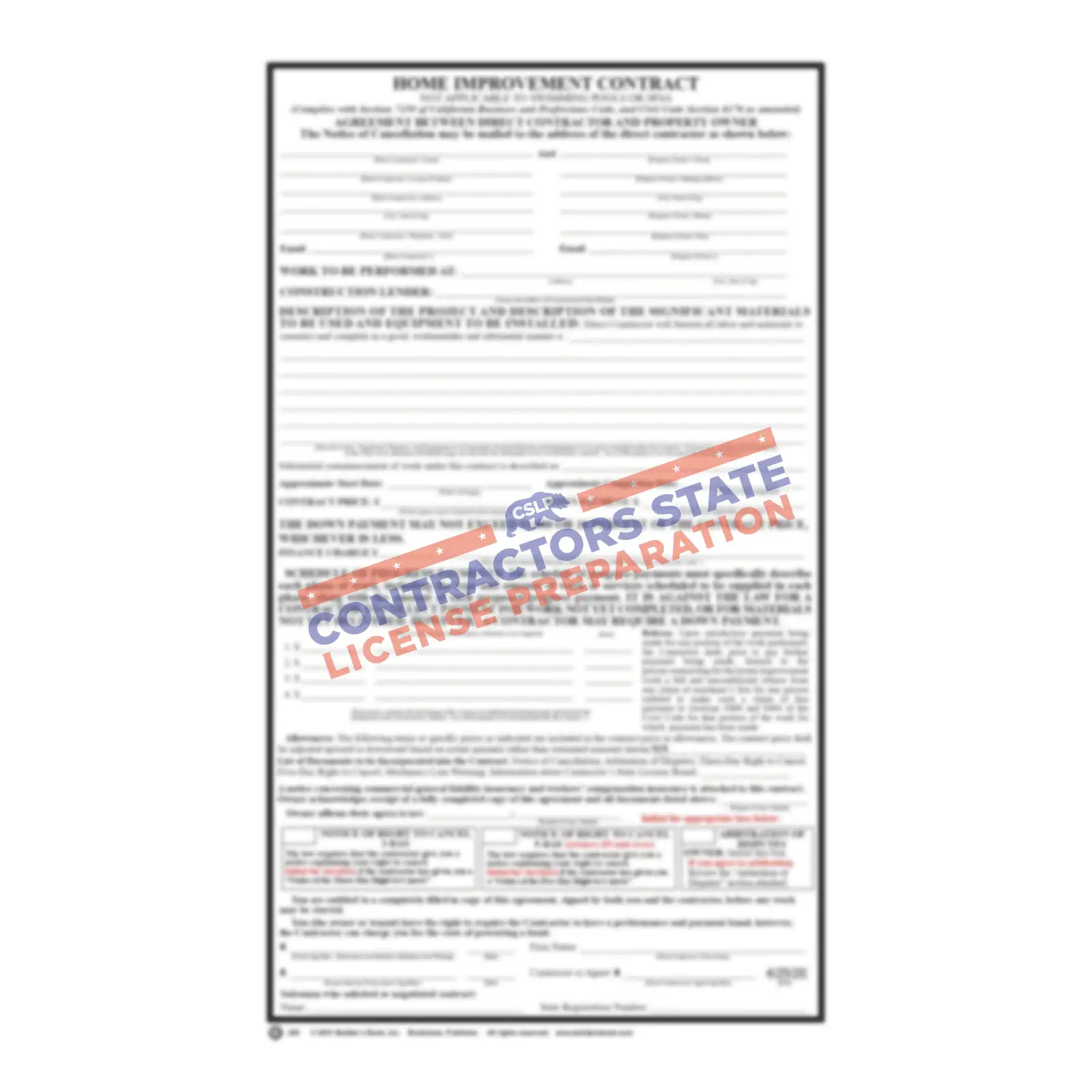 California contractor license prep course for builders, electricians, and plumbers.