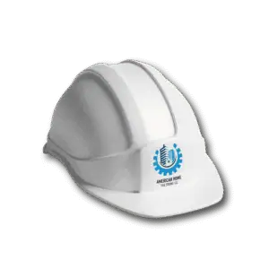 Safety helmet for California contractor training programs.