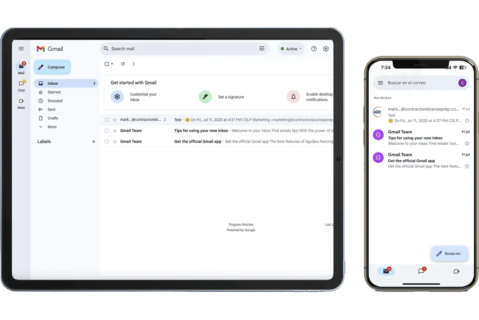 Construction contractor training in California.